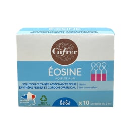 Eosine aqueuse 2% boite de 10 unidoses de 2ml