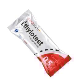Ethylotest chimique 0,5 g jetable avec ballon