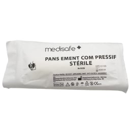 Pansement compressif stérile Medisafe 4 m x 8 cm