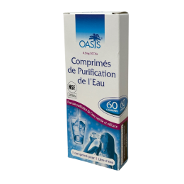 Boîte de 60 comprimés de purification de l'eau