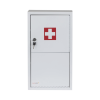 Armoire à pharmacie vide en métal avec plateau 1 porte