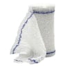 Bandes de crêpe blanche et bleue