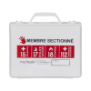 Coffret de secours membre sectionné