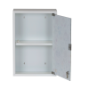 Armoire à pharmacie déco blanche avec étagère