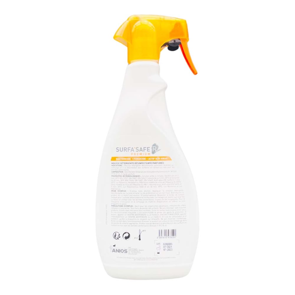 Spray détergeant/désinfectant - Surfa'safe premium - ANIOS