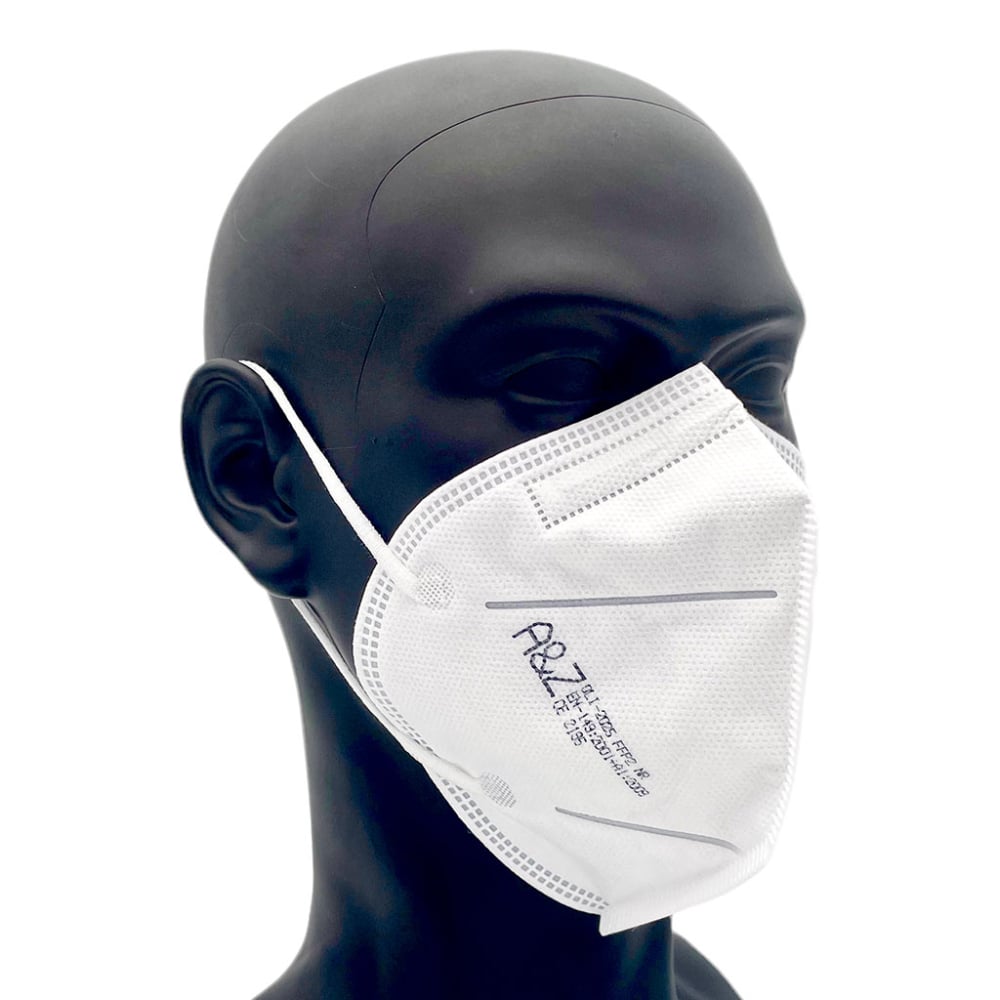 Masques protection respiratoires blancs FFP2 boîte de 50