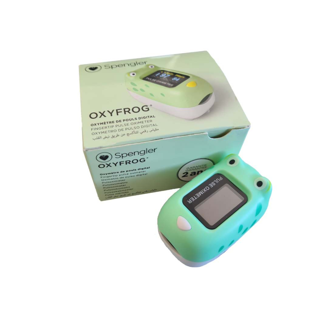 Spengler Oxyfrog Oxymètre de pouls pour enfant - Saturation oxygène