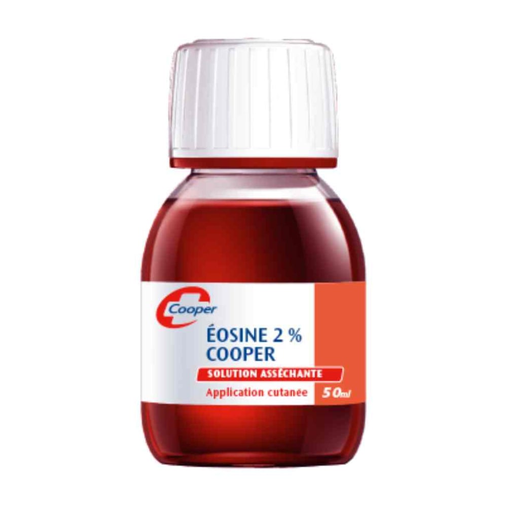 Flacon éosine Solution asséchante pour le soin de la peau
