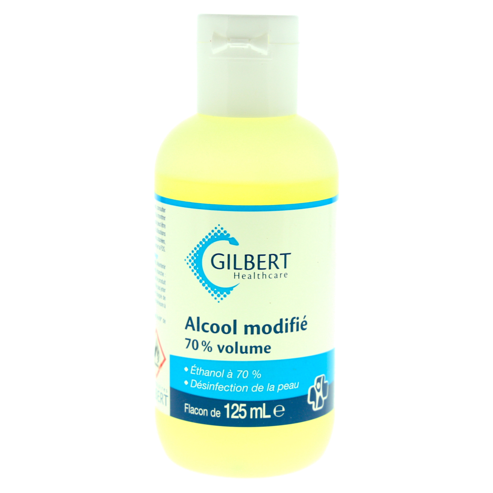 Alcool modifié 70% en bouteille de 125ml