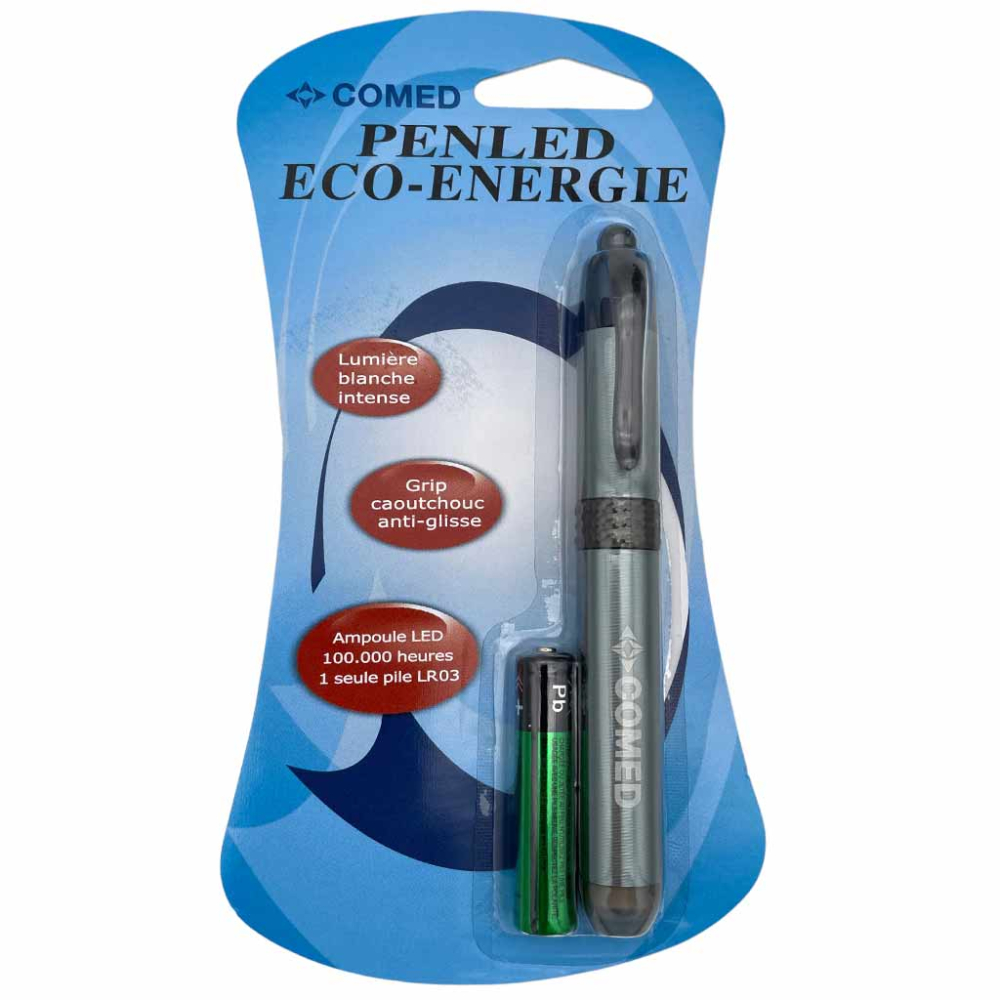 Lampe stylo Penled argenté - Aquitaine Materiel Secours