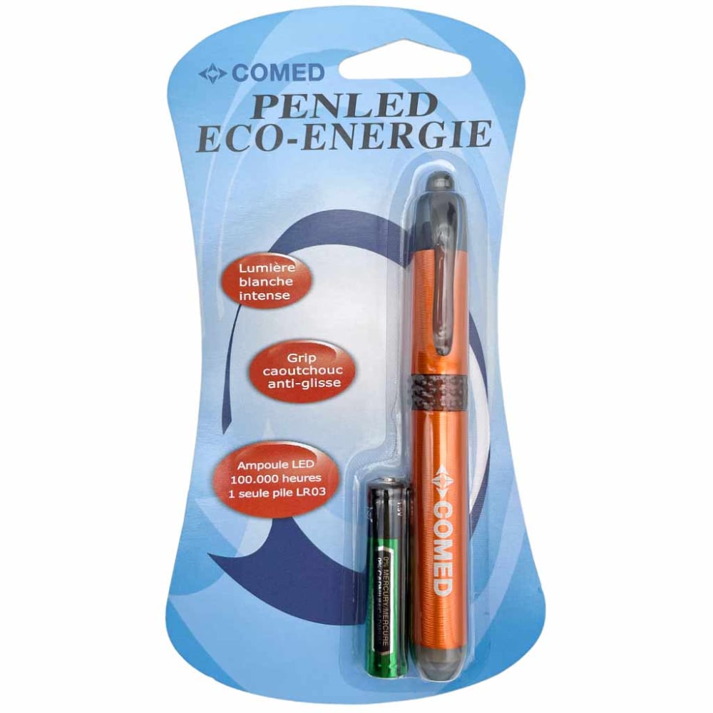 Demeras Lampe-stylo Médicale à LED, Pince 50 Mm en Alliage d'aluminium,  Mesure Quotidienne de la Lampe-stylo de Soins Infirmiers à LED pour  l'hôpital