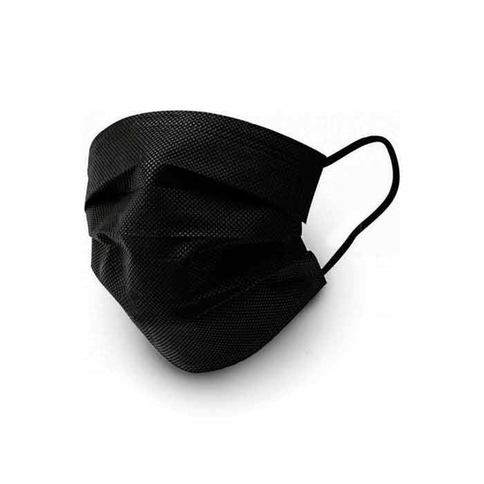 Masque noir chirurgical par 50 au prix de 2,50€ HT