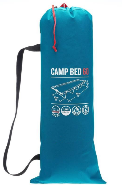 LIT DE CAMP POUR LE CAMPING - CAMP BED SECOND 65 CM - 1 PERSONNE pour les  clubs et collectivités