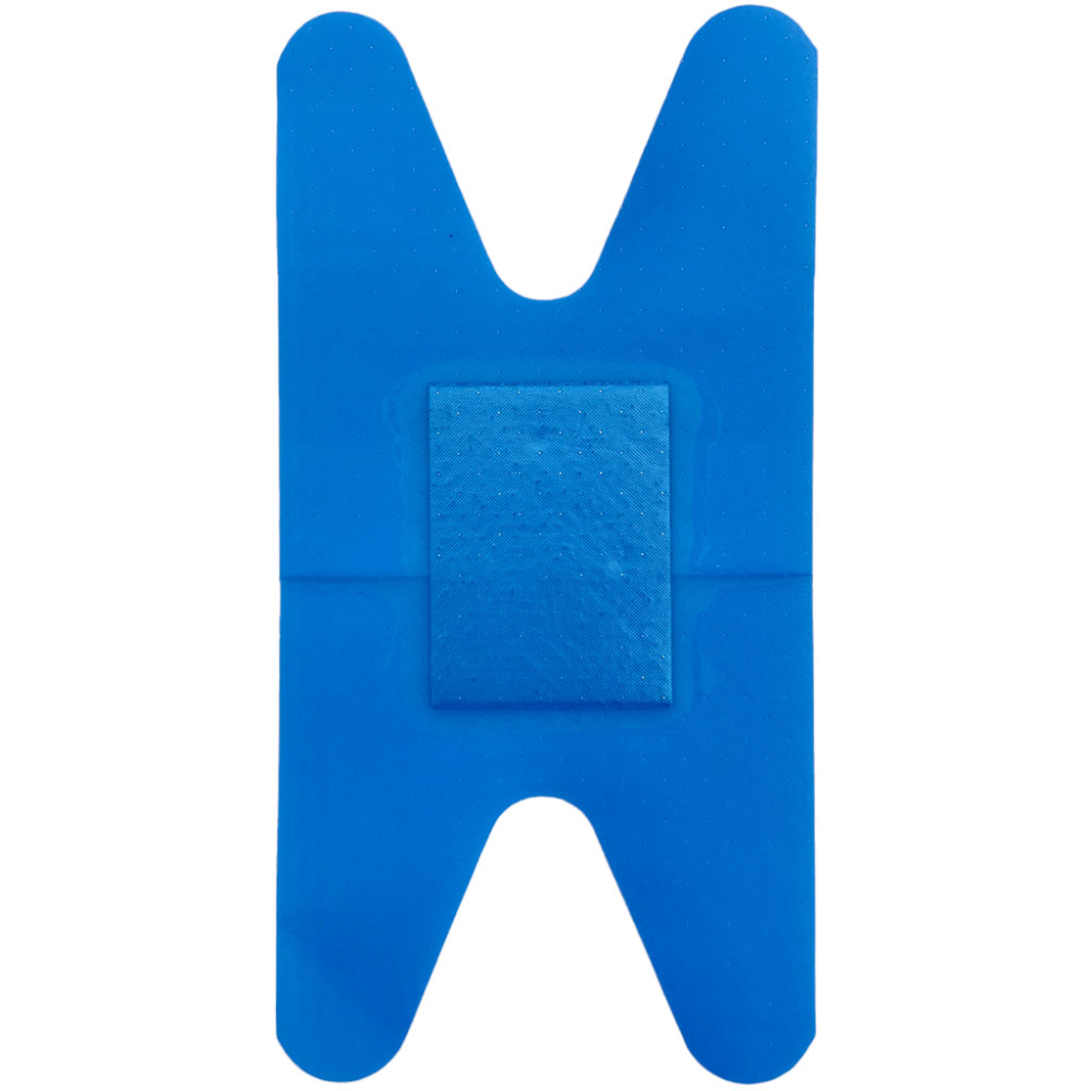 Pansements Plastiques Bleus Détectables Bout de Doigts 10 Pcs