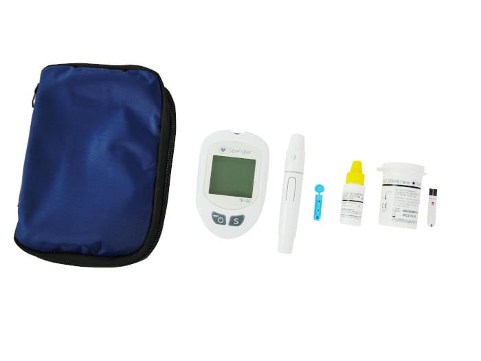 Lecteur de moniteur de glycémie, Kit de test de diabète Testeur de glycémie  [] [livraison gratuite]