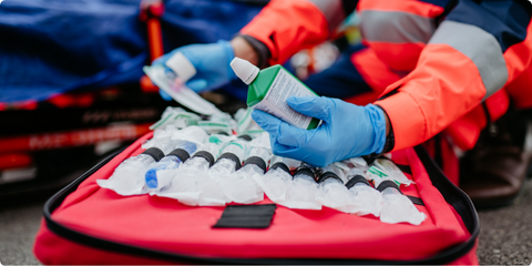 Kit de secours pompier