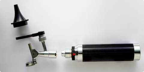 Otoscope démonté