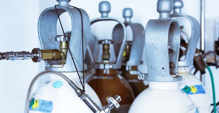 Bouteille d'oxygène médicinal