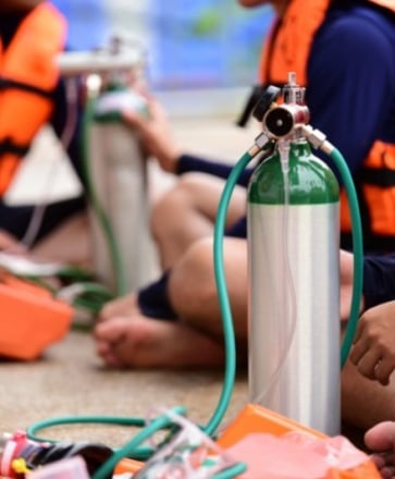 Support mural pour bouteilles d'oxygène - 1-2 litres - Idéal pour les  médecins urgentistes