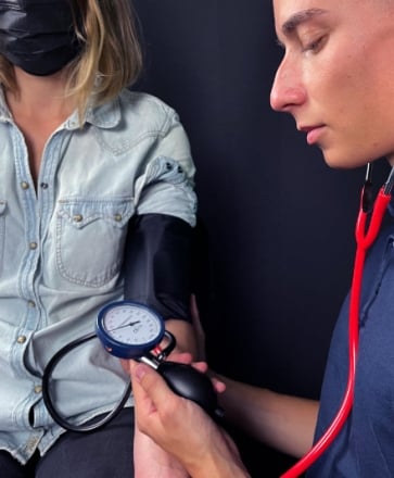 Acheter Montre manuelle de pression artérielle avec stéthoscope, tensiomètre  à bras