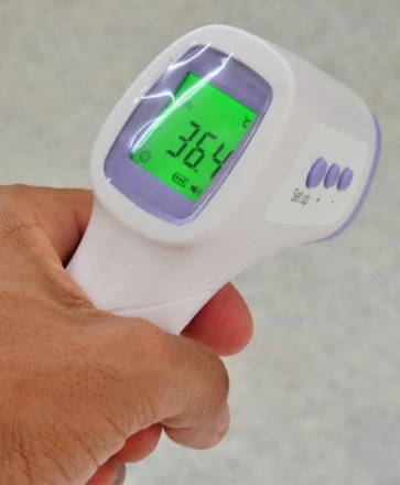 Acheter Thermomètre médical infrarouge numérique thermomètre frontal Laser  sans Contact pour adultes et bébés soins de santé au bureau à domicile