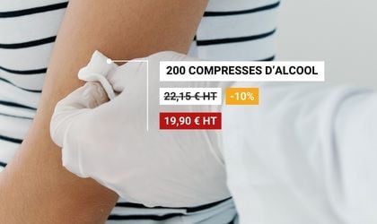 Compresses alcool