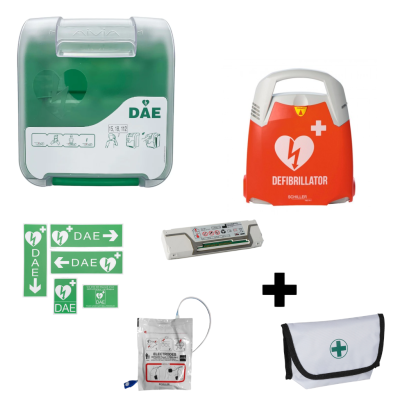Installation intérieure + 1 pack défibrillateur automatique FRED PA-1 Schiller