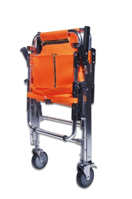 Chaise d'évacuation pliable 2 roues