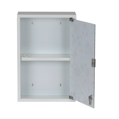 Armoire à pharmacie en métal déco 1 porte