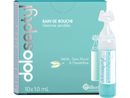 Boîte de 10 Doloseptyl bain de bouche unidose 10 ml