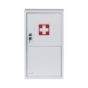 Armoire à pharmacie vide en métal avec plateau 1 porte