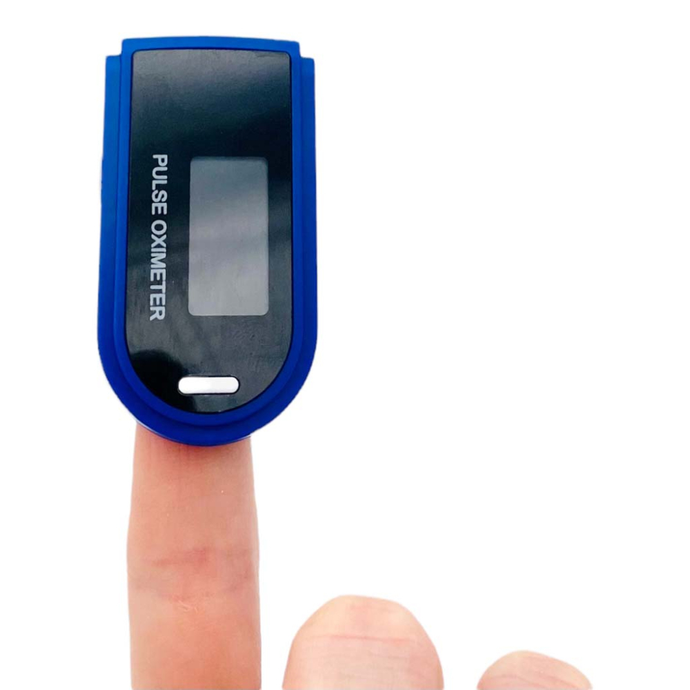 Oxymètre de Doigt Professionnel,Oxymètre de Pouls Numérique Portable avec  Affichage à LED pour Adultes et Enfants avec Lanière (bleu) : :  Hygiène et Santé
