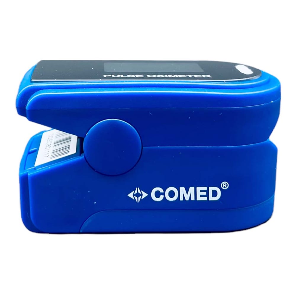 Oxymètre de Doigt Professionnel,Oxymètre de Pouls Numérique Portable avec  Affichage à LED pour Adultes et Enfants avec Lanière (bleu)