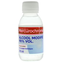 Alcool à 90° modifié en flacon de 100ML