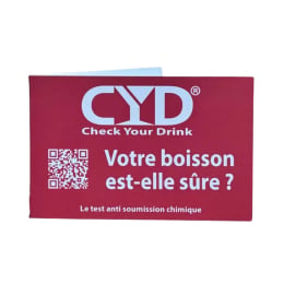 Test de dépistage de drogue Check Your Drink