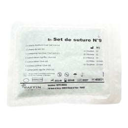 Set de suture N°9 11 pièces