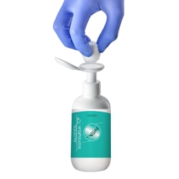 Flacon pompe d'alcool isopropylique 70% 250 ml