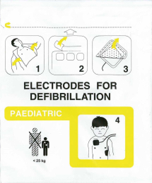 Électrodes Enfant FRED PA-1 SCHILLER