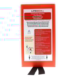 Couverture anti-feu rigide 1,8 x 1,8 m