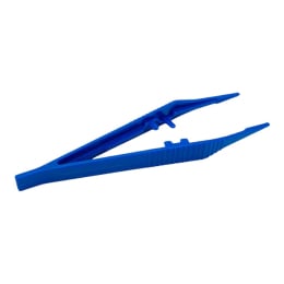 Pince anatomique plastique 12,5 cm bouts mousse