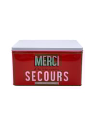 Boite à pharmacie métallique grande capacité
