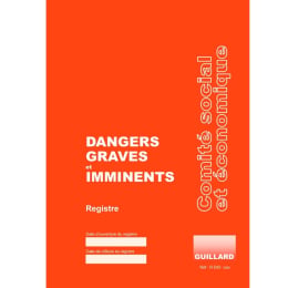 Registre des dangers graves et imminents