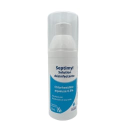 Spray de chlorhexidine aqueuse Septimyl 50 ml