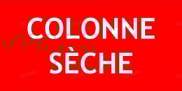 Panneau colonne sèche
