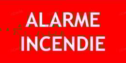 Panneau alarme incendie