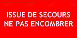 Panneau issue de secours