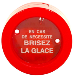 Boîte à clés ronde Ø 10 cm par 2