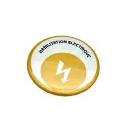 Badge habilitation électrique