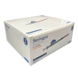 Seringue 1ml tuberculine L/slip (sans aiguille) 100/box