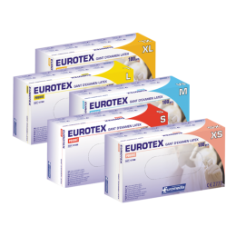 Gants latex poudrés blancs boite de 100